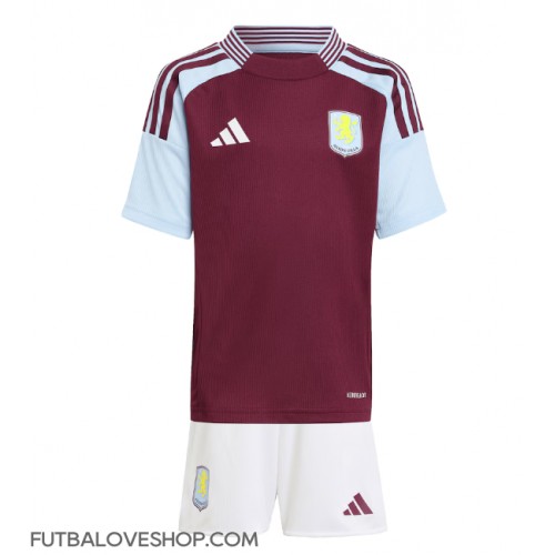 Dres Aston Villa Domáci pre deti 2024-25 Krátky Rukáv (+ trenírky)